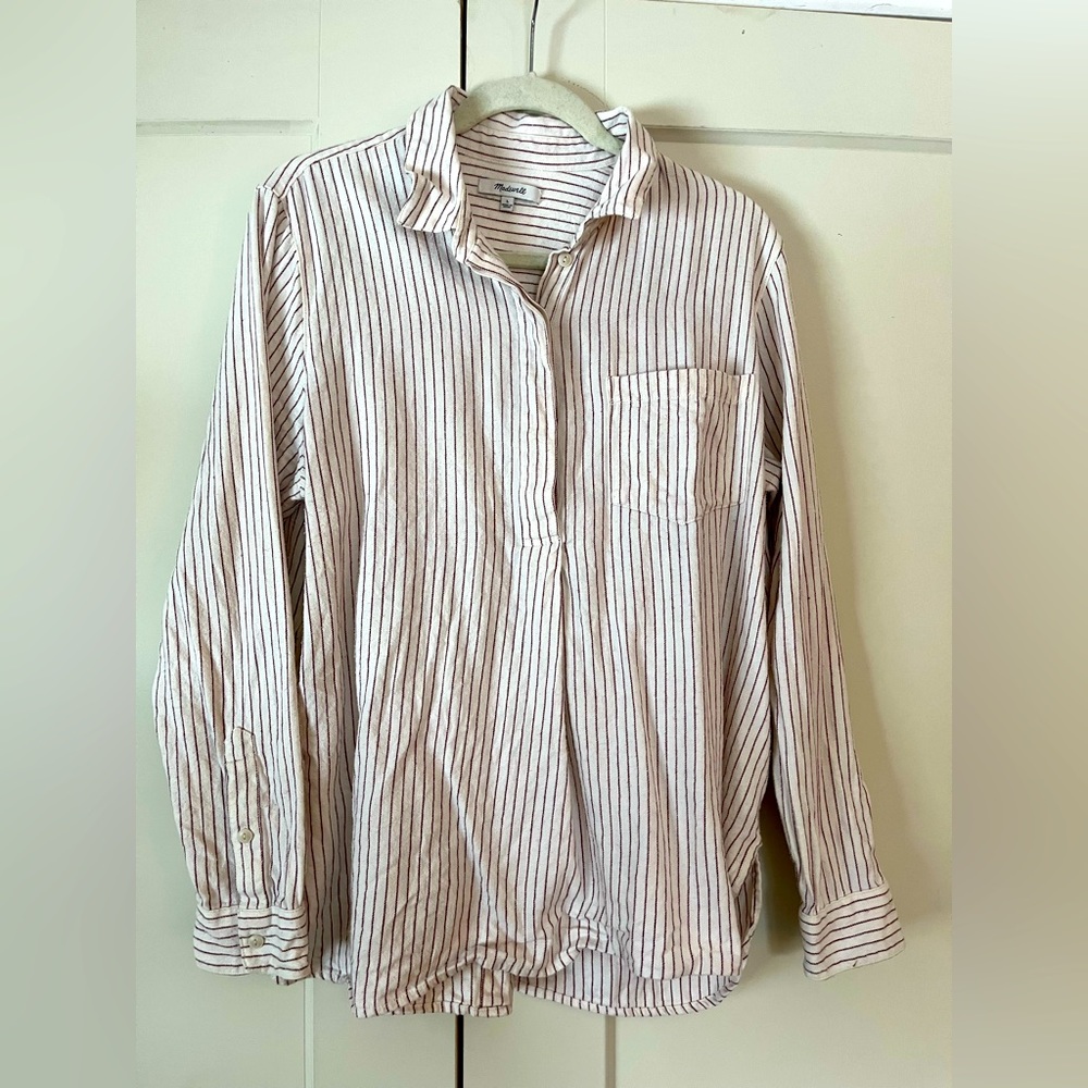 Madewell striped button-up